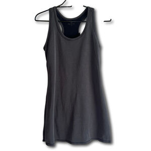 Revival Stretchy Athletic Dress w/ Built In Shorts Lined Gray Pocket Size Small